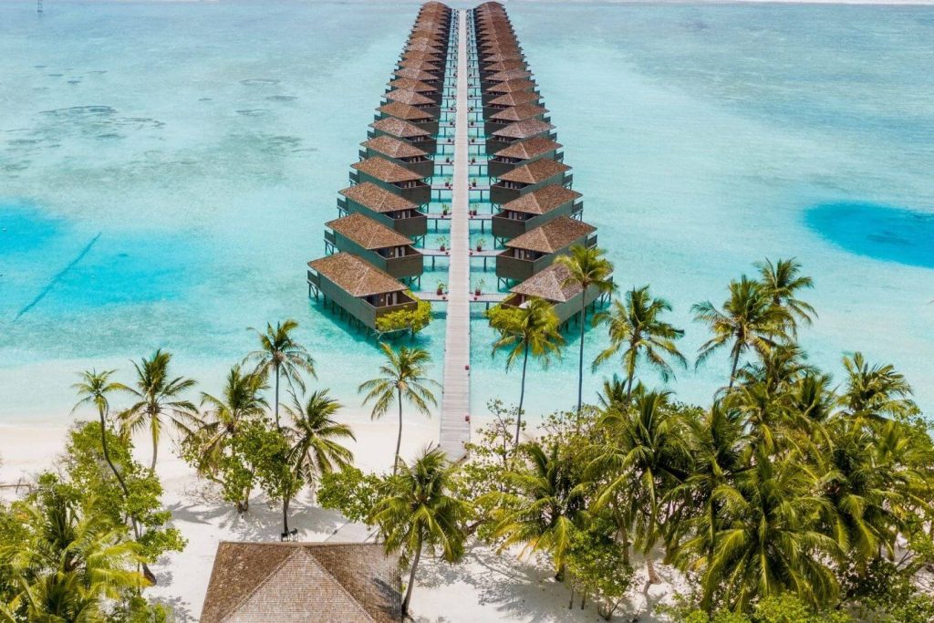 The Maldives Resorts with Over Water Villas & Bungalows with Jacuzzi & Private Pool
